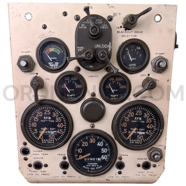 M59 A.P.C Vehicle Dashboard Instrument Panel