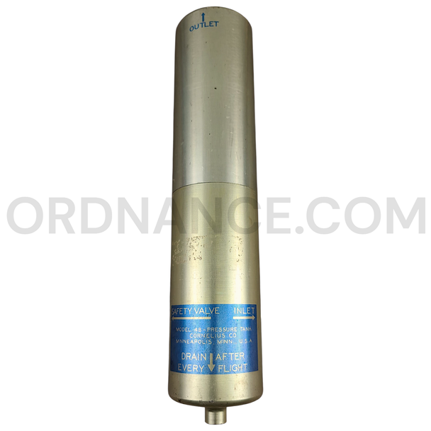 Cornelius Model 48 Aircraft Compressed-Air Pressure tank For Remote controlled Turrets