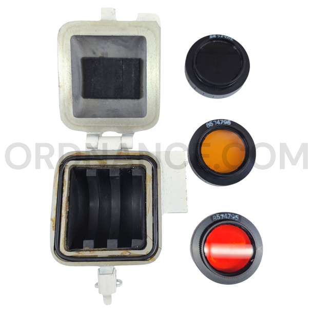Sighting and Fire Control Filter Box for the M105F Articulated Gunner’s Telescope in the M728 Combat Engineer Vehicle