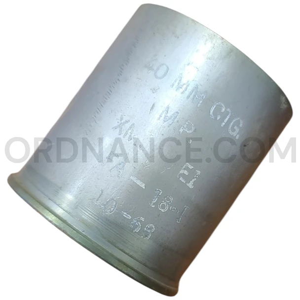 40mm XM199E1 Low Velocity Casing for the Multiple Projectile "Buckshot" Round
