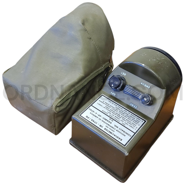 Radiacmeter IM-174A/PD Gamma Survey Meter with CY-2446/PD Carrying Case