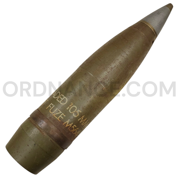 105mm WW2 M60 Smoke / Chemical  Projectile with M59 Fuze