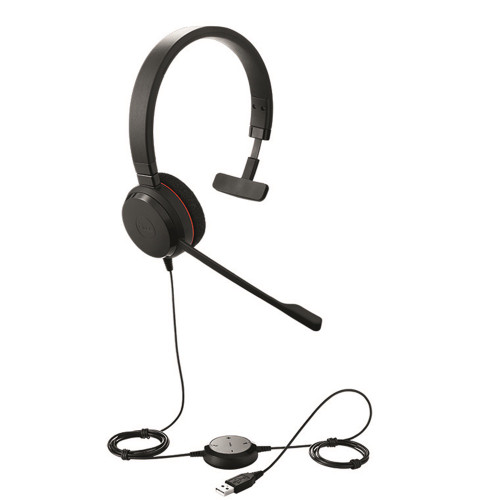 Jabra Evolve 20 MS Mono USB Headset | Optimized for Microsoft Skype for Business | #4993-823-109 Jabra Evolve 20 MS Mono USB Headset | Optimized for Microsoft Skype for Business | #4993-823-109