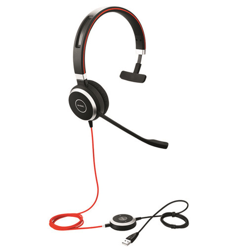 Jabra Evolve 40 MS Mono USB Headset w/ Integrated Busy Indicator | #6393-823-109 Jabra Evolve 40 MS Mono USB Headset w/ Integrated Busy Indicator | #6393-823-109