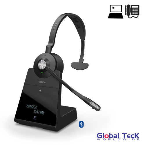 Jabra Engage 75 Wireless Mono Headse | Bluetooth, PC, USB, NFC, DECT | Skype for Business Certified |13 hours battery w/ integrated busylight | #9556-583-125 Jabra Engage 75 Wireless Mono Headse | Bluetooth, PC, USB, NFC, DECT | Skype for Business Certified |13 hours battery w/ integrated busylight | #9556-583-125