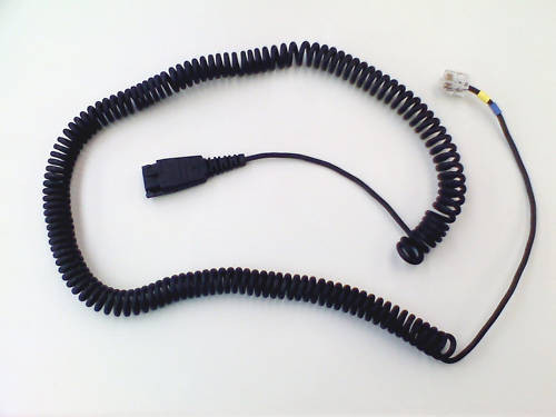 Jabra Quick Disconnect QD coiled cord for 8000, 8050 and 8210 amp, 01-0203 Jabra Quick Disconnect QD coiled cord for 8000, 8050 and 8210 amp, 01-0203