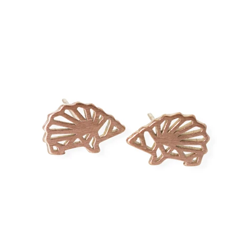 Porcupine Origami Earring
