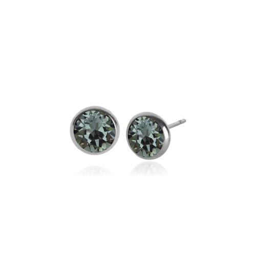 Classic Swarovski Stud in Black Diamond