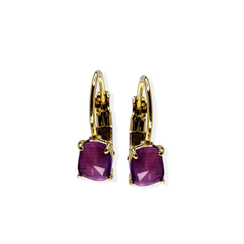 Coraline French Back Earring in Gold