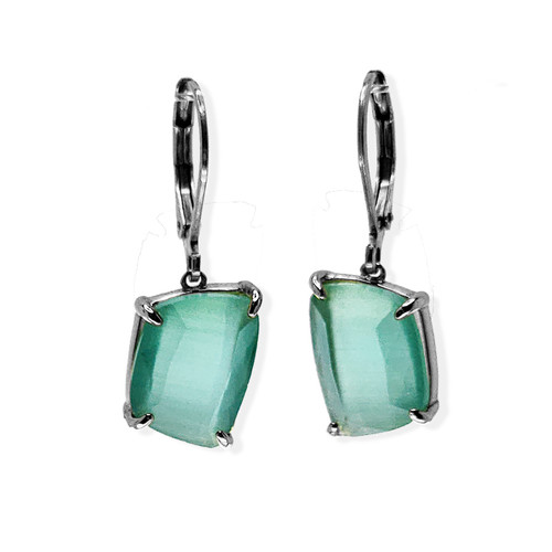 Sable French Back Earring in Silver