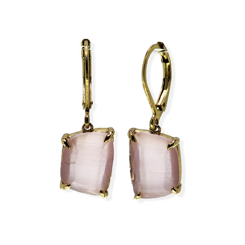 Sable French Back Earring in Gold