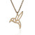 Hummingbird Origami Necklace