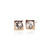 Classic Square Swarovski Stud in Crystal