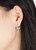 Classic Square Swarovski Frenchback in Light Rose