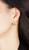 Classic Square Swarovski Frenchback in Pacific Opal