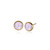 Classic Swarovski Stud in Pink Opal