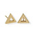 Luxe Open Triangle Earrings