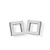 Luxe Open Square Earrings