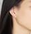 Asymmetrical Initial Earrings