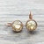 Rose Gold Swarovski Earring in Golden Shadow