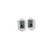 Rectangle Textured Earring in Silver