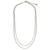 Enamel Ball and Curb Chain Necklace in Turquoise