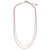 Enamel Ball and Curb Chain Necklace in Pink