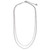 Enamel Ball and Curb Chain Necklace in Pink
