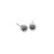 Circle Textured Earring in Silver