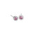 Circle Textured Earring in Silver