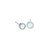 Circle Textured Earring in Silver