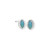 Marquise Textured Earring in Silver