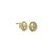 Marquise Textured Earring in Gold