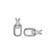 Rania Earrings in Silver