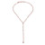 Mille Y-Necklace in ROSE GOLD