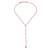 Mille Y-Necklace in ROSE GOLD