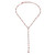 Mille Y-Necklace in ROSE GOLD