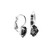 Indigo French Back Earring in Silver