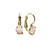 Indigo French Back Earring in Gold