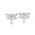 Dragonfly Origami Earring