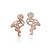 Flamingo Origami Earring