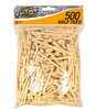 3 1/4" Natural Tees (500-Pack)