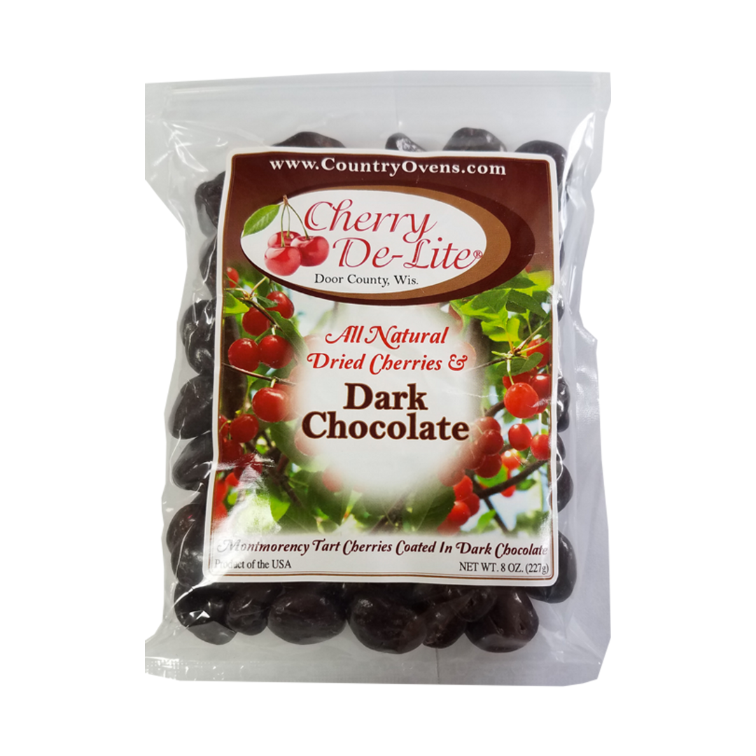Dark Chocolate Covered Dried Cherries | 7 oz