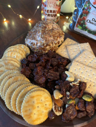Cherry De-Lite, Amaretto, and Pecan Cheese Ball