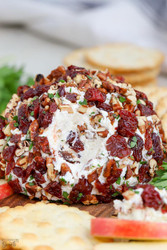 Dried Cherry Pecan Cheese Ball  Dried Cherry Pecan Cheese Ball