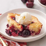 Tart Cherry Cobbler