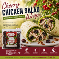 Cherry Chicken Salad Wraps