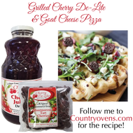 Grilled Cherry De-Lite Goat Cheese Pizza