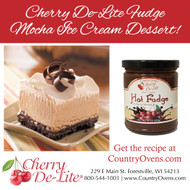 Tart Cherry De-Lite Fudge Mocha Ice Cream Dessert Recipe Tart Cherry De-Lite Fudge Mocha Ice Cream Dessert Recipe