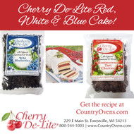 Cherry De-Lite  Red, White n'  Blue Pound Cake Cherry De-Lite  Red, White n'  Blue Pound Cake